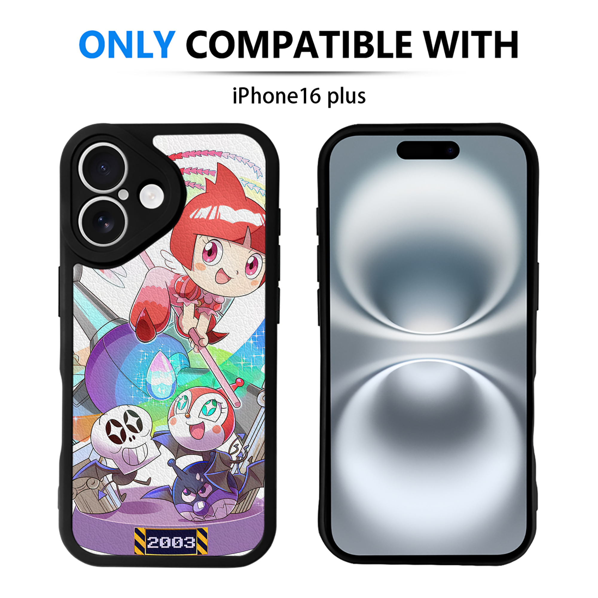 （画像用） アンパンマン Anpanman 【iPhone 16シリーズ対応】シリコンスマホケース（レザー調） 材質：シリコン